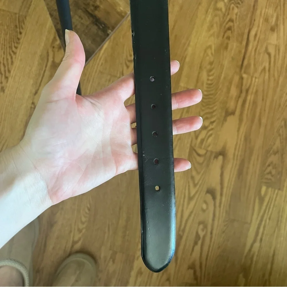 *2/$15* - 38” Leather Belt with Silver Buckle
